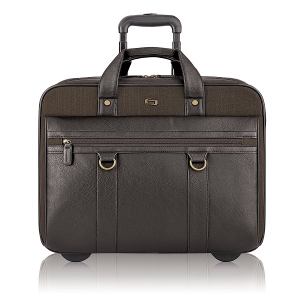 Solo Macdougal Rolling Laptop Brown