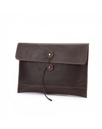 Morrivoe Leather Clutch Portfolio MacBook