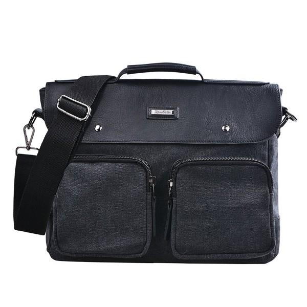 Douguyan Messenger Leather Business Briefcase