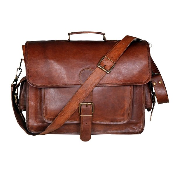 Handmadecraft Vintage Leather Laptop Bag 15