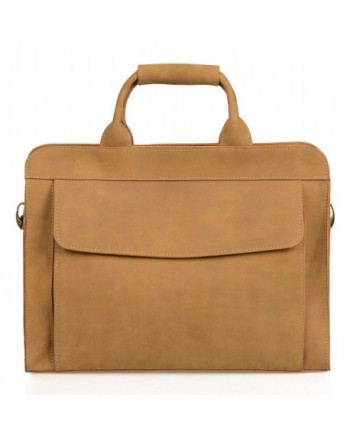 AIDERLY Briefcase Leather Messsenger Business