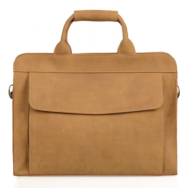 AIDERLY Briefcase Leather Messsenger Business