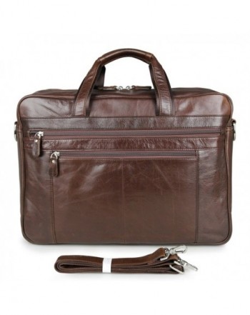 Leather Briefcase Vintage Shoulder Messenger