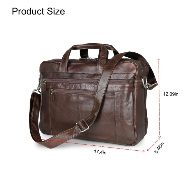 Mens Leather Travel Duffel Bag Brown Weekend Wheeled Carry ON Luggage ...