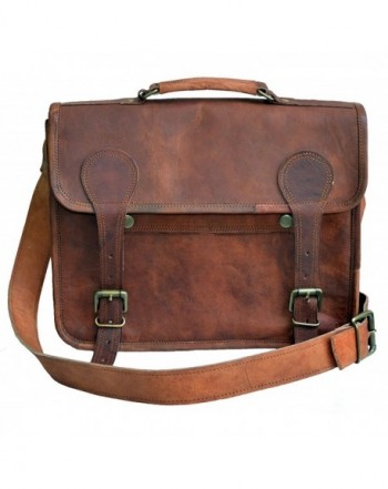 Genuine Leather messenger shoulder briefcase