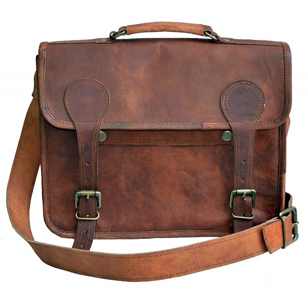 Genuine Leather messenger shoulder briefcase