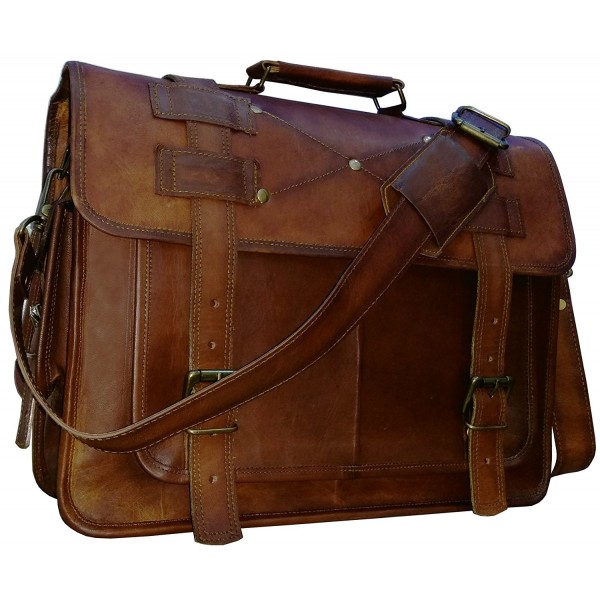 messenger briefcase distressed VINTAGE COUTURE