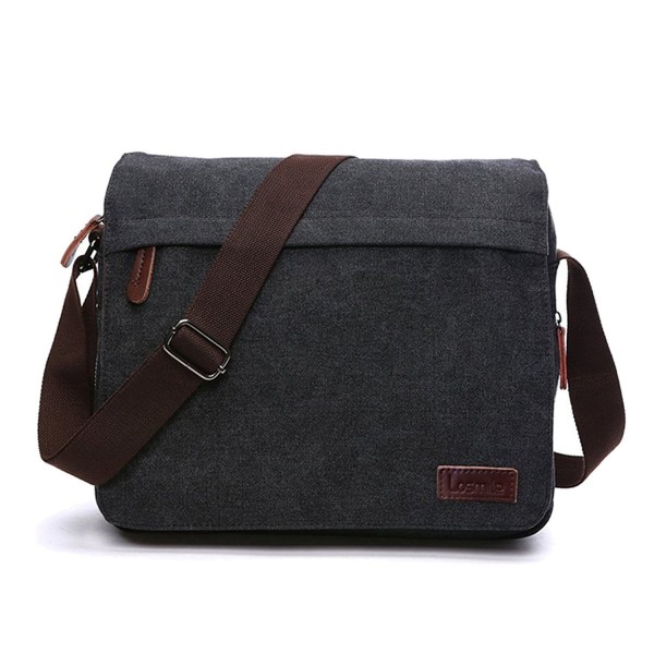 Messenger Bag Laptop Shoulder Bags Vintage Canvas Crossbody Bag For Men ...