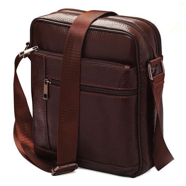 Genuine Leather Messenger Satchel Shoulder