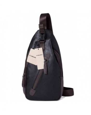Genbagbar Leather Shoulder Backpack Rucksack