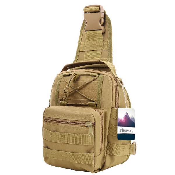 HUKOER Shoulder Crossbody Backpack Multipurpose