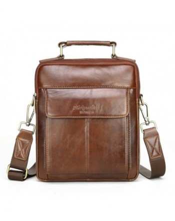 Shoulder Leather Travel Messenger Business