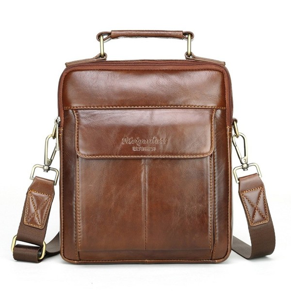 Men's Shoulder Bags Cow Leather Travel Bag Messenger Bag Cross Body Bag ...
