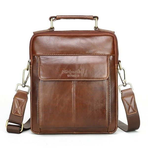 Shoulder Leather Travel Messenger Business