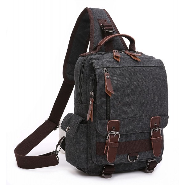 BAOSHA Canvas Backpack Messenger Shoulder