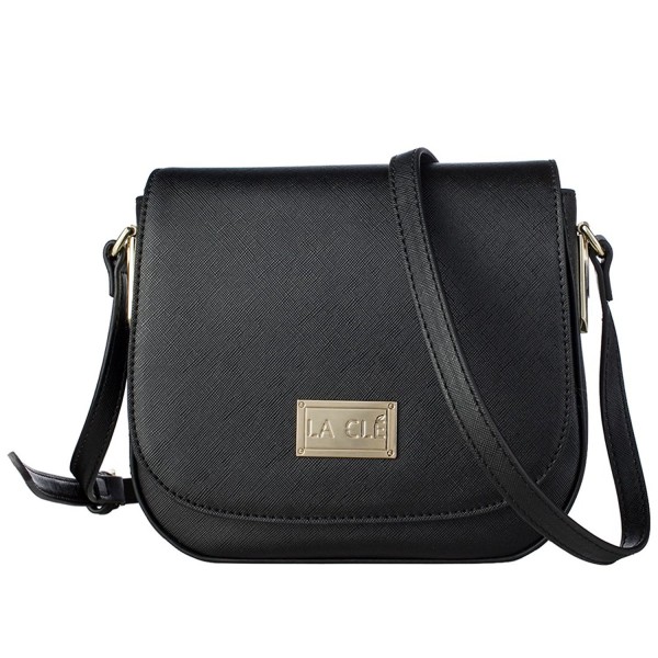 Cl%C3%A9 010Saddle Structured Crossbody Leather