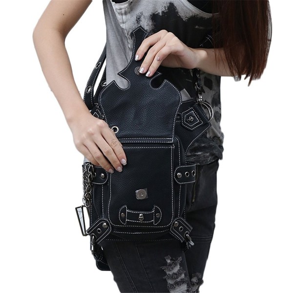 Steampunk Waist Bags Gothic Holster Leg Bags for Women Men Cross Body ...