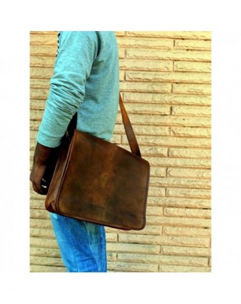 IndianHandoArt Full Flap Leather Messenger Bag vintange satchel bag for ...