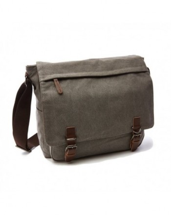 Vintage Canvas Messenger Bag Small Shoulder Bag Crossbody Satchel ...