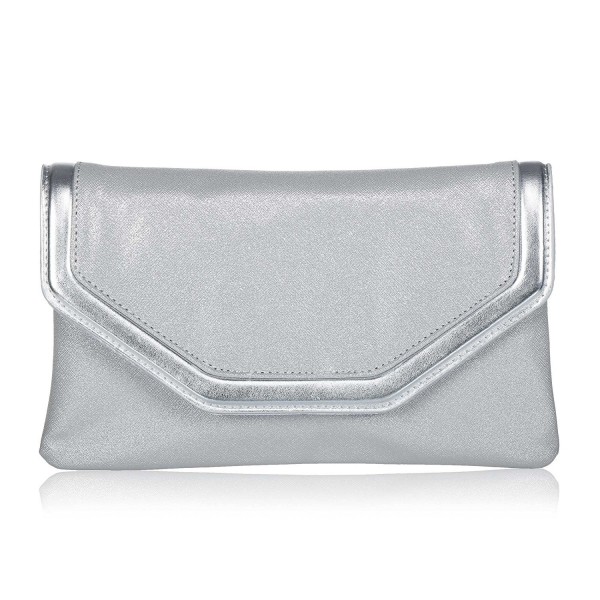 Classic Leather Evening Clutch WALLYNS Classic Leather Evening Clutch WALLYNS