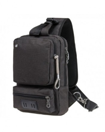 Riavika Shoulder Backpack Travel Outdoor Black