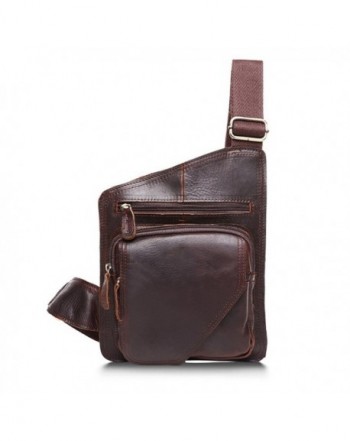 Mayshe Shoulder Backpack Crossbody Chocolate