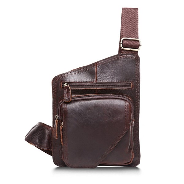 Mayshe Shoulder Backpack Crossbody Chocolate