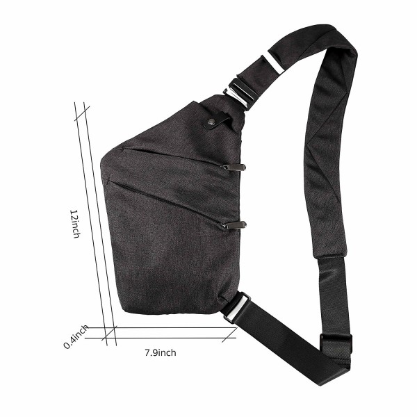 Sling Backpack - Cross Body Shoulder Bag - Messenger Daypack for Travel ...