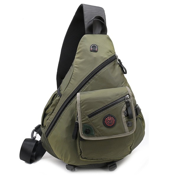 Crossbody Backpack Shoulder Business - Army Green - C7184WN7TO5