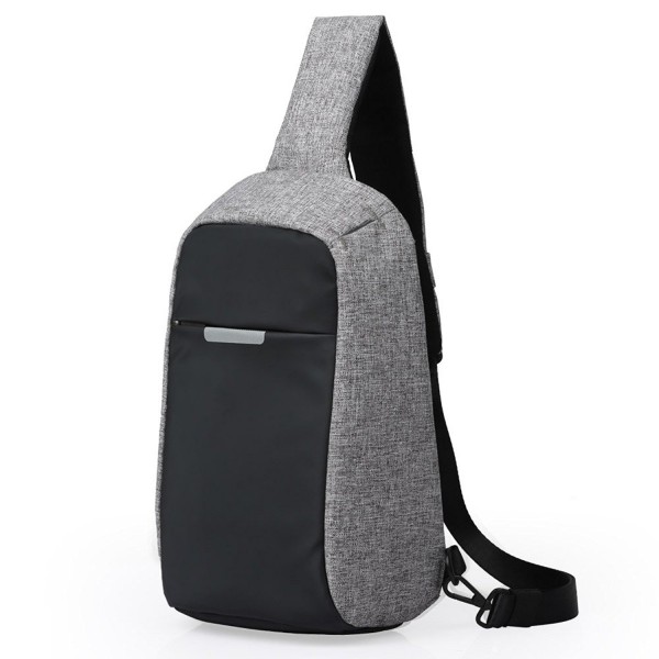Anti theft Shoulder Backpack Crossbody Grey Anti theft Shoulder Backpack Crossbody Grey