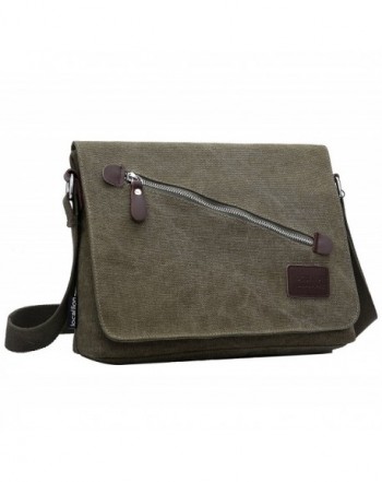 Vintage Canvas Messenger Bag Small Shoulder Bag Crossbody Satchel ...