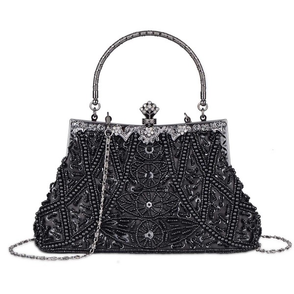 Vintage Sequined Evening Wedding Handbag