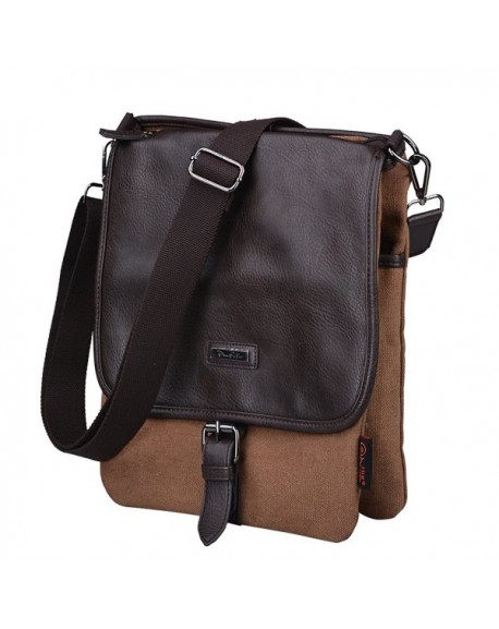 Casual Canvas Messenger Bookbags Mens Travel Bags Shoulder Bag for Men ...