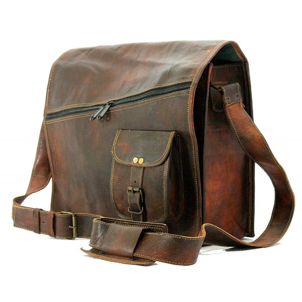 Gbag Leather Messenger Briefcase Shoulder