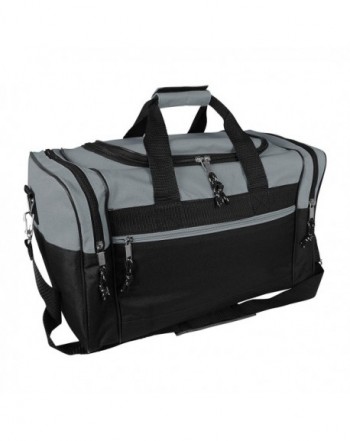 Blank Duffle Bag Gray Black