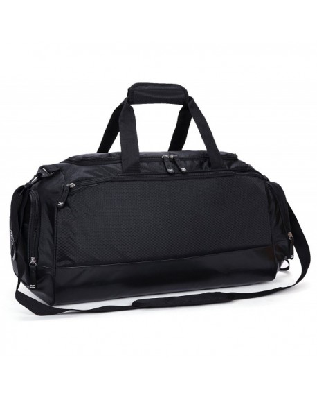 Gym Bag with Shoe Compartment Men Travel Sports Duffel 24 inch Black ...