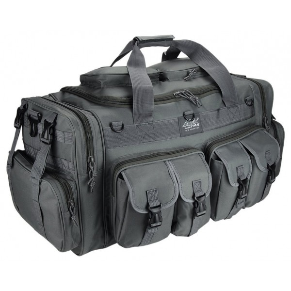 Gunmetal Duffel Military Tactical Shoulder