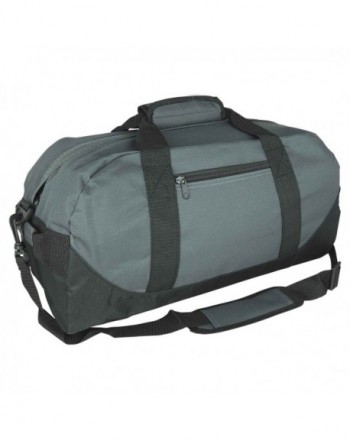 Two Tone Duffle Gray Black