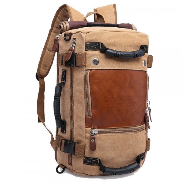 Jeff Canvas Backpack Camping Rucksack