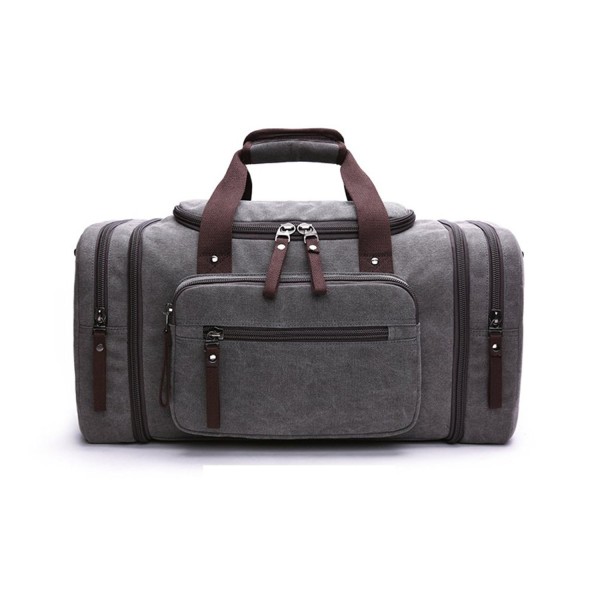 Canvas Duffle Bag Luggage Tote Bag Crossbody Bag Expandable Trip Bag ...