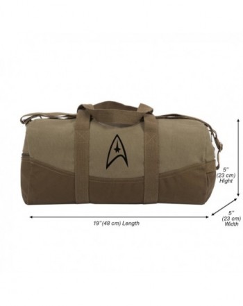 Federation Canvas Duffel Brown Black