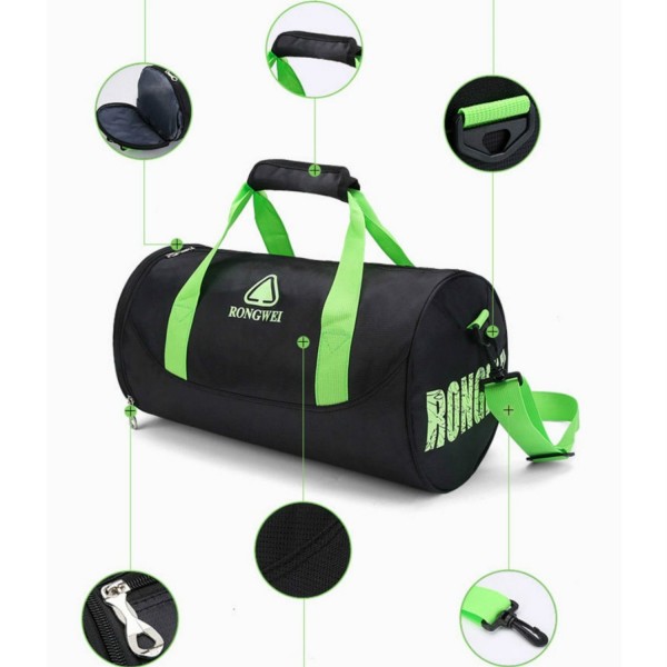 Sports Gym Bag with Shoe Compartment Travel Luggage Duffel Bag for Men ...