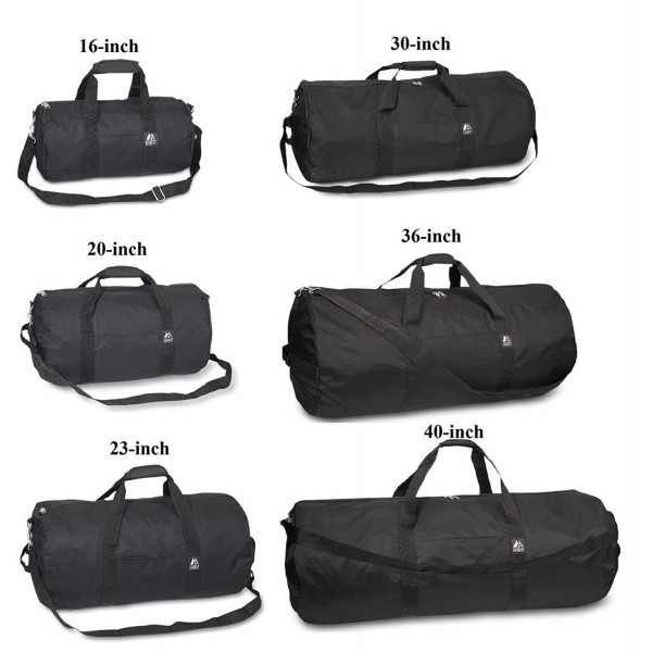 Travel Round Duffel Bag 20-inch - Black - CM11Z2ECQYJ