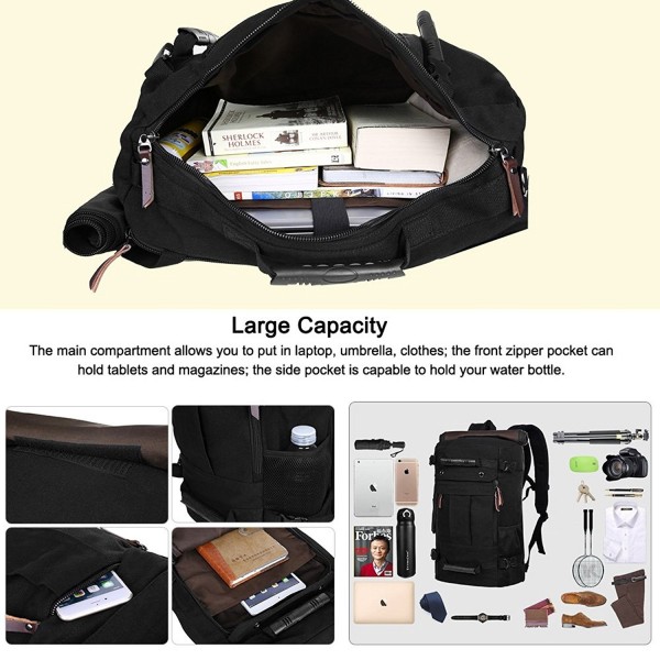 Camping Backpack Rucksack Vintage Capacity - C0186N0Q04L