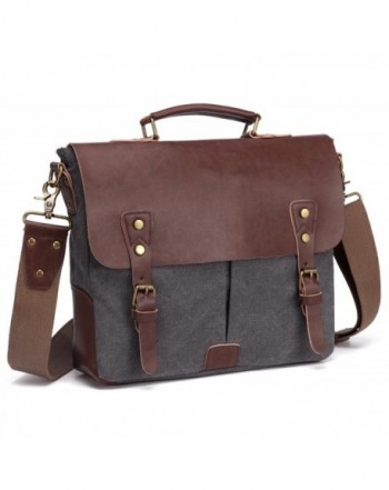 Kenox Vintage Briefcase College Messenger