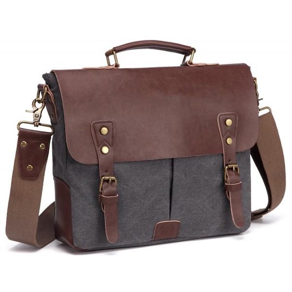 Kenox Vintage Briefcase College Messenger