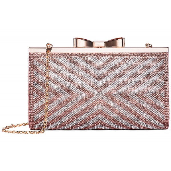 cheap rose gold clutch bag