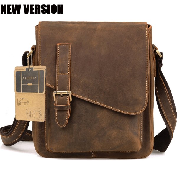 AIDERLY Classic Leather Messenger Shoulder