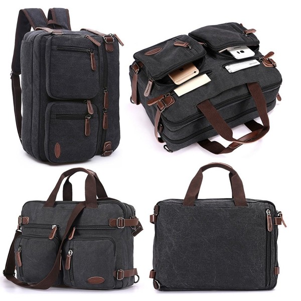 Vintage Backpack Messenger Convertible Briefcase