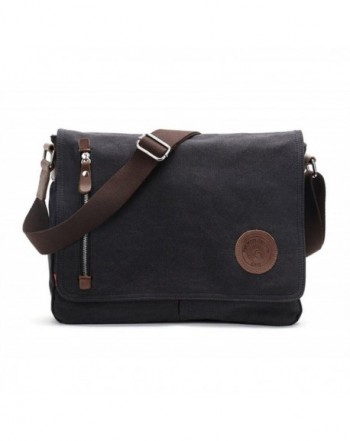 Sechunk Leather Messenger Shoulder Crossbody